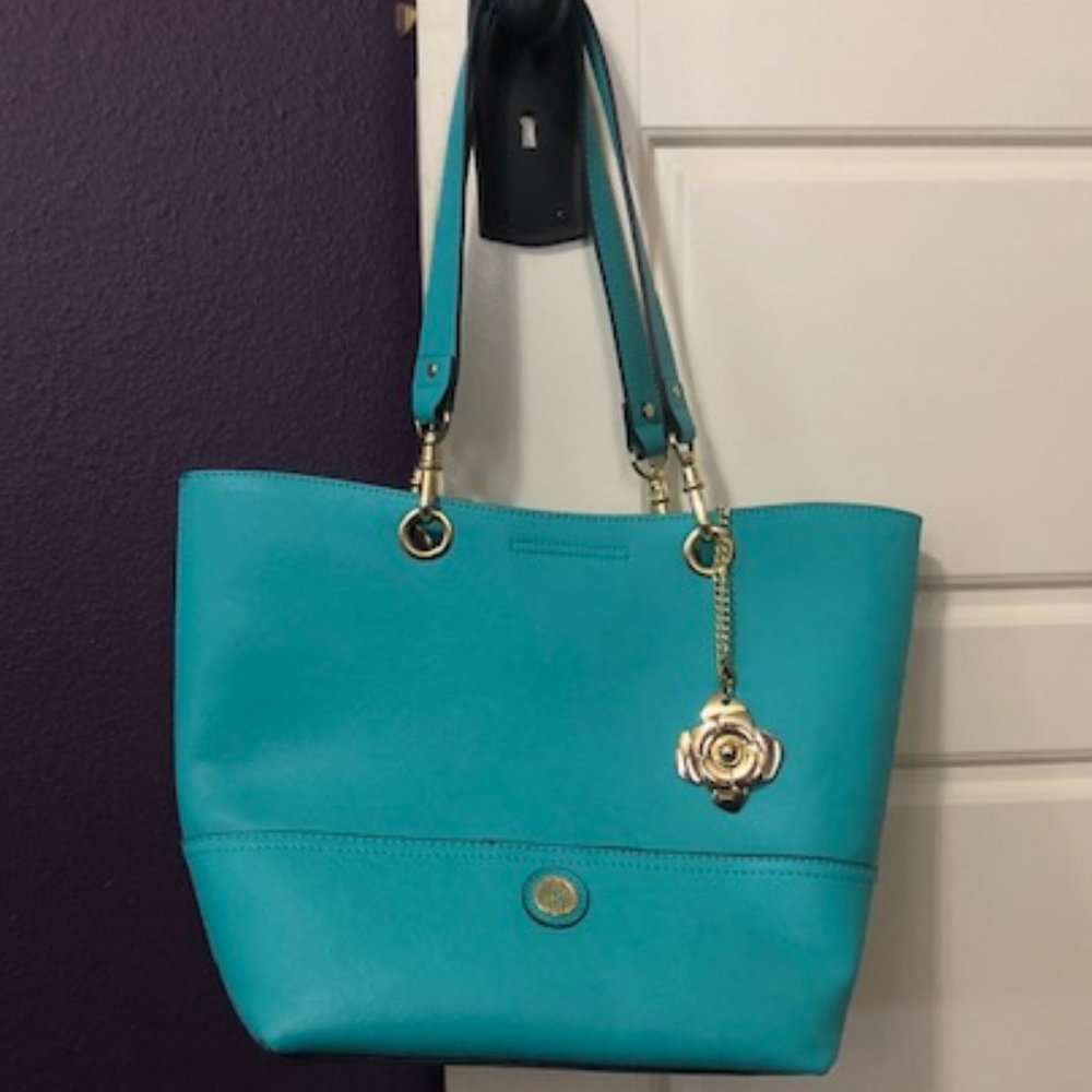 Kate Landry Teal Tote Bag - NWOT